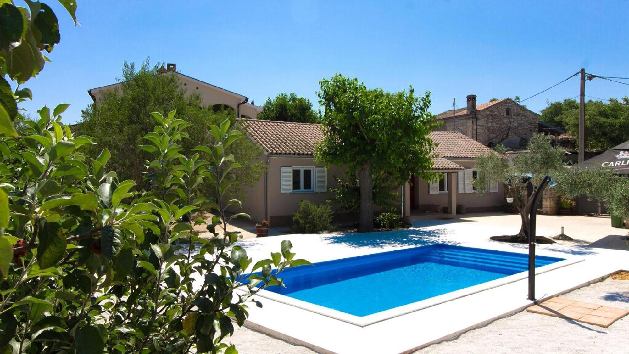 Ferienhaus Aqua Mit Pool Jadreski Luaran gambar
